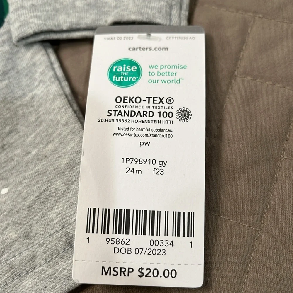 Toddler Boy Carter's Christmas Dinosaur Graphic Tee/NWT/24M